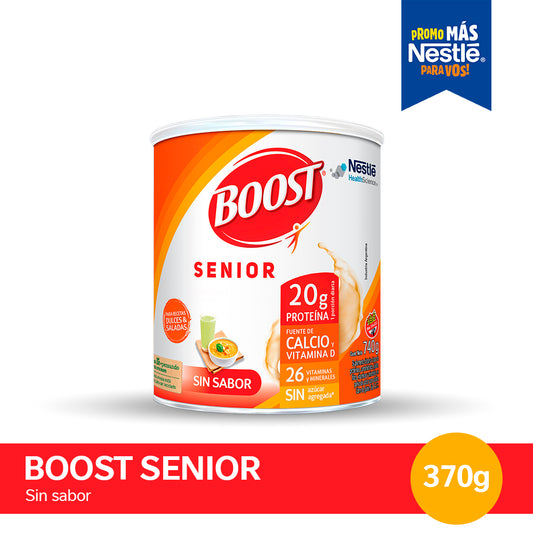 Suplemento nutricional BOOST SENIOR Sin sabor - Lata x 370gr