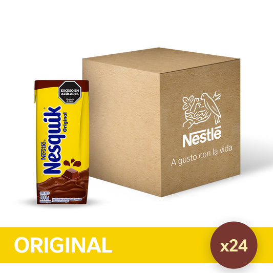 ¡Pack x24! Nesquik® Original Chocolatada Listo para Tomar - 24 unidades x 200ml.