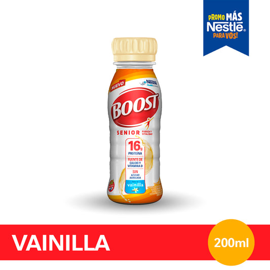 Suplemento nutricional BOOST SENIOR Vainilla - Botellita x 200 ml