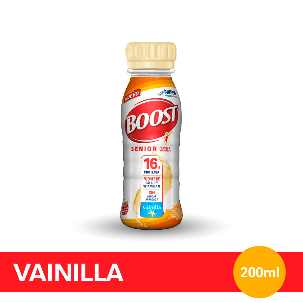 Suplemento nutricional BOOST SENIOR Vainilla - Botellita x 200 ml