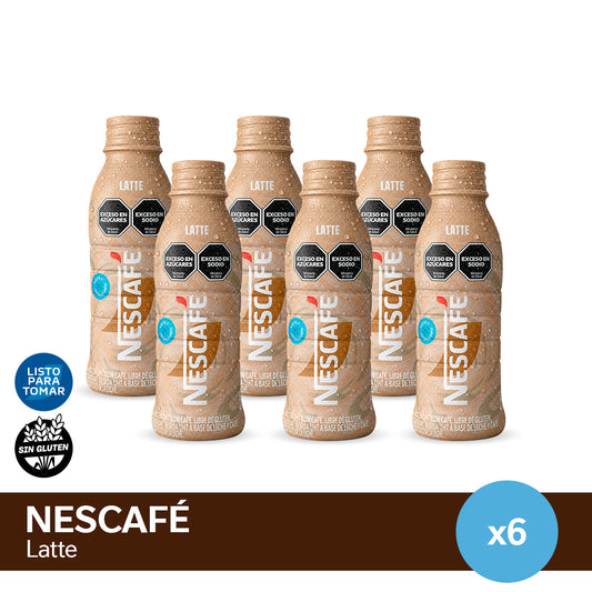 ¡Pack x6! Bebida Nescafé Latte 270 mL x 6u.