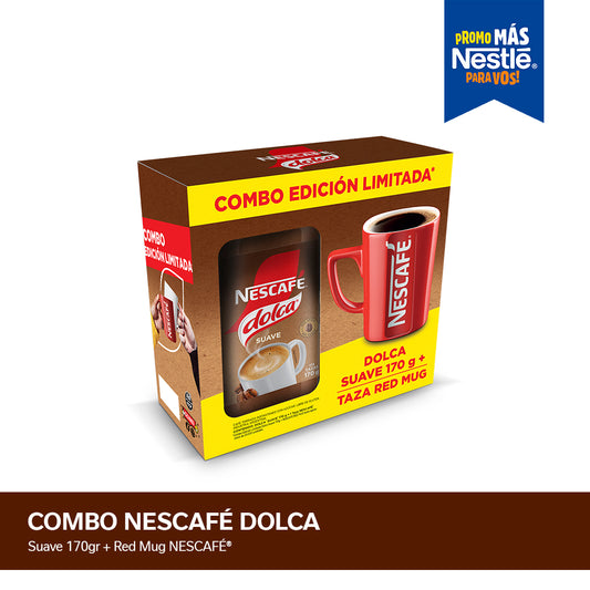 Combo Dolca Suave 170g + Red Mug Nescafé