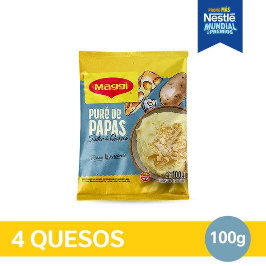 Puré de Papas MAGGI® sabor 4 Quesos - Flowpack x 100gr