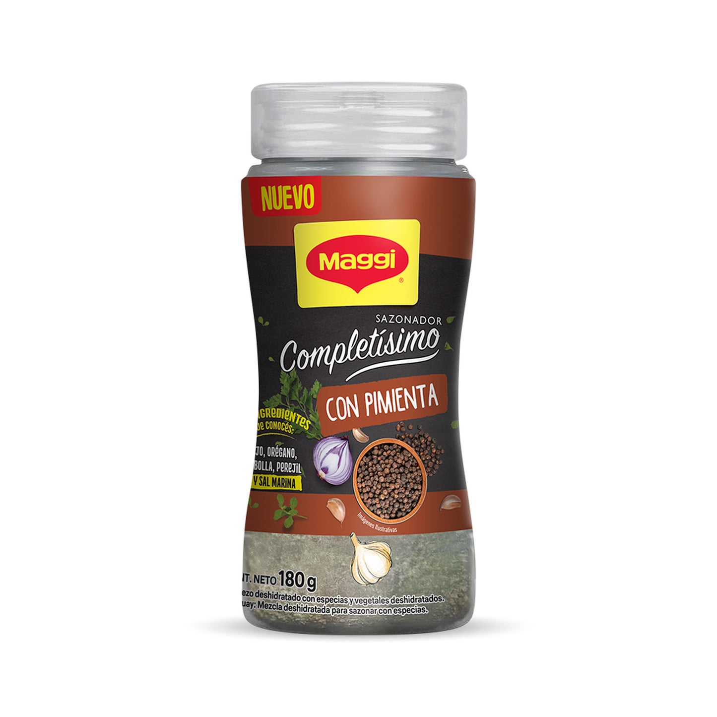 Sazonador Maggi Completisimo con Pimienta 180gr