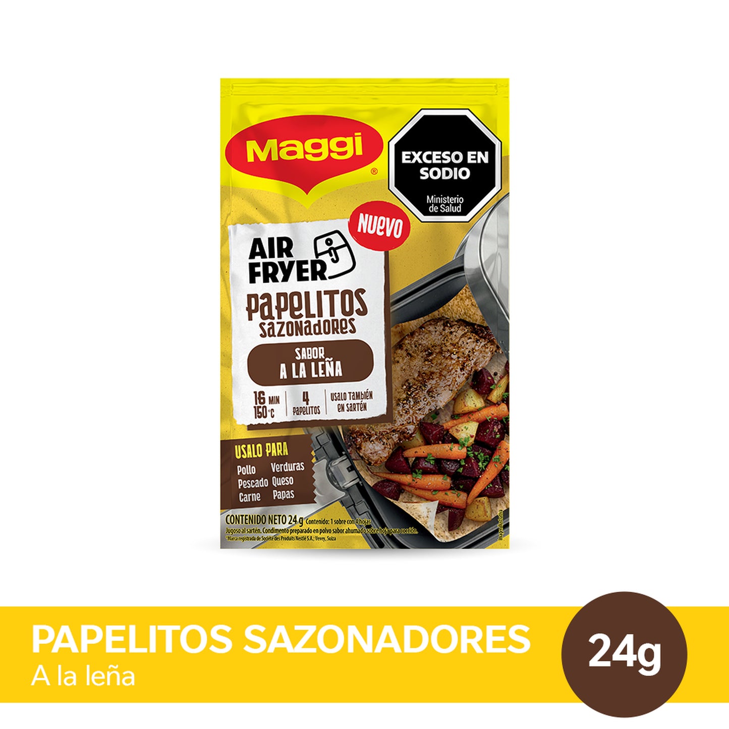 MAGGI® Papelitos Sazonadores a La Leña 23,4gr