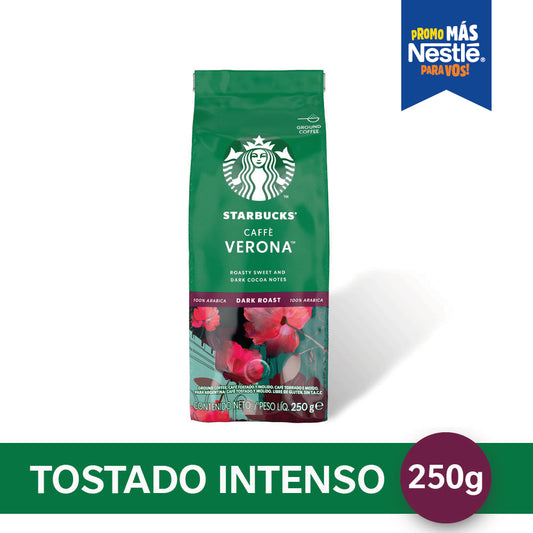 Café Tostado y Molido STARBUCKS® Verona - Softpack x250gr