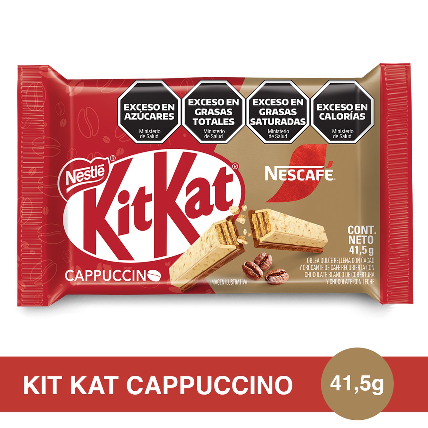 Oblea KitKat® Capuccino 4 Fingers - 41,5gr
