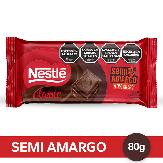 Chocolate Amargo Nestlé Classic® - x 80gr