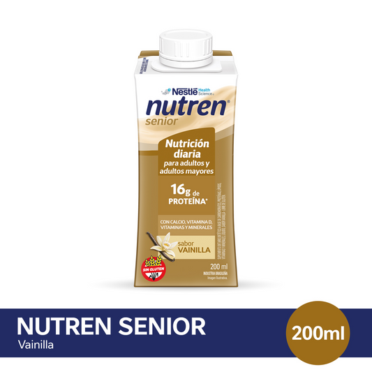 Suplemento nutricional Nutren® Senior RTD Vainilla - Botellita x 200 ml