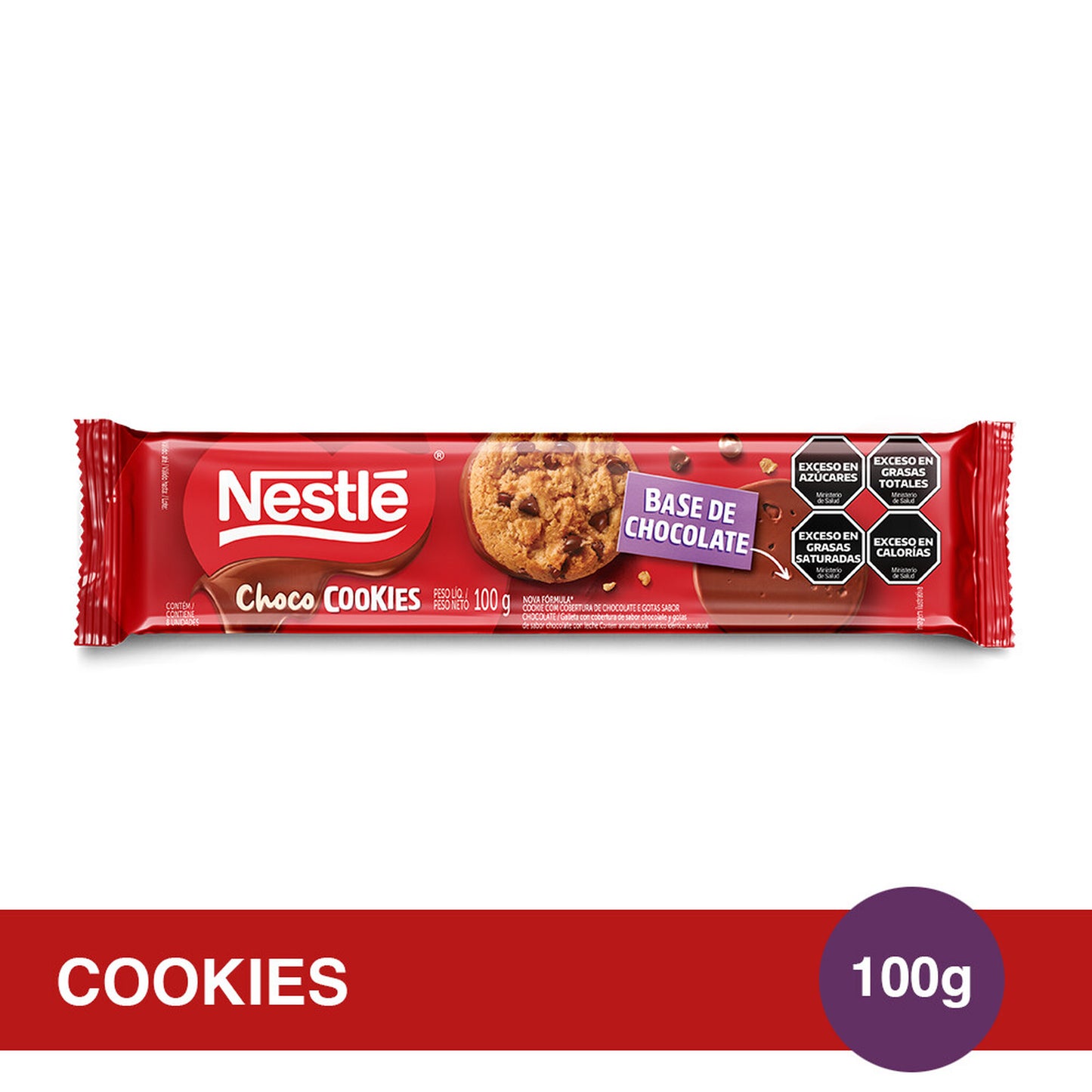 Galletitas Nestlé ChocoCookies x 100 grs