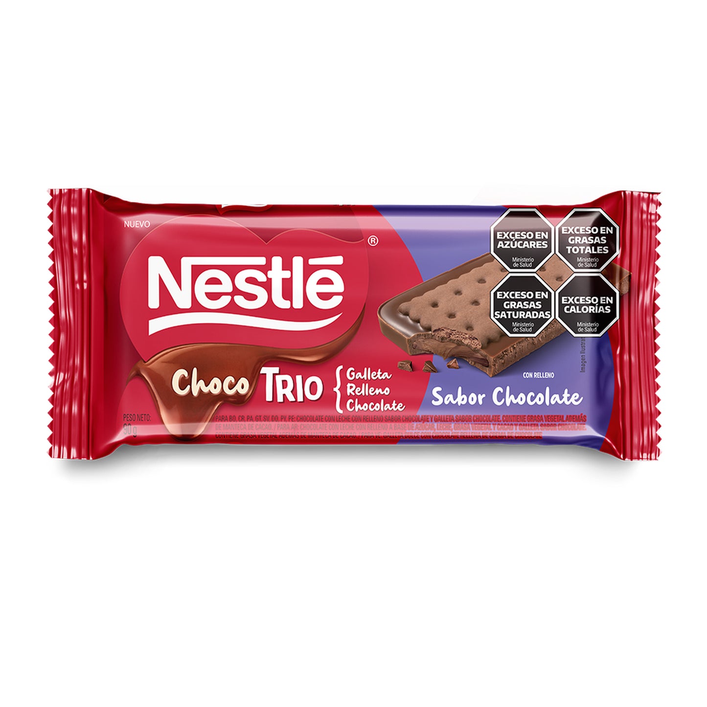 NESTLÉ CHOCO TRIO Chocolate 90gr