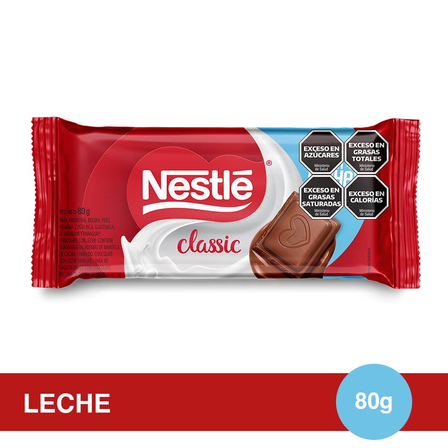CLASSIC Chocolate con Leche x80g
