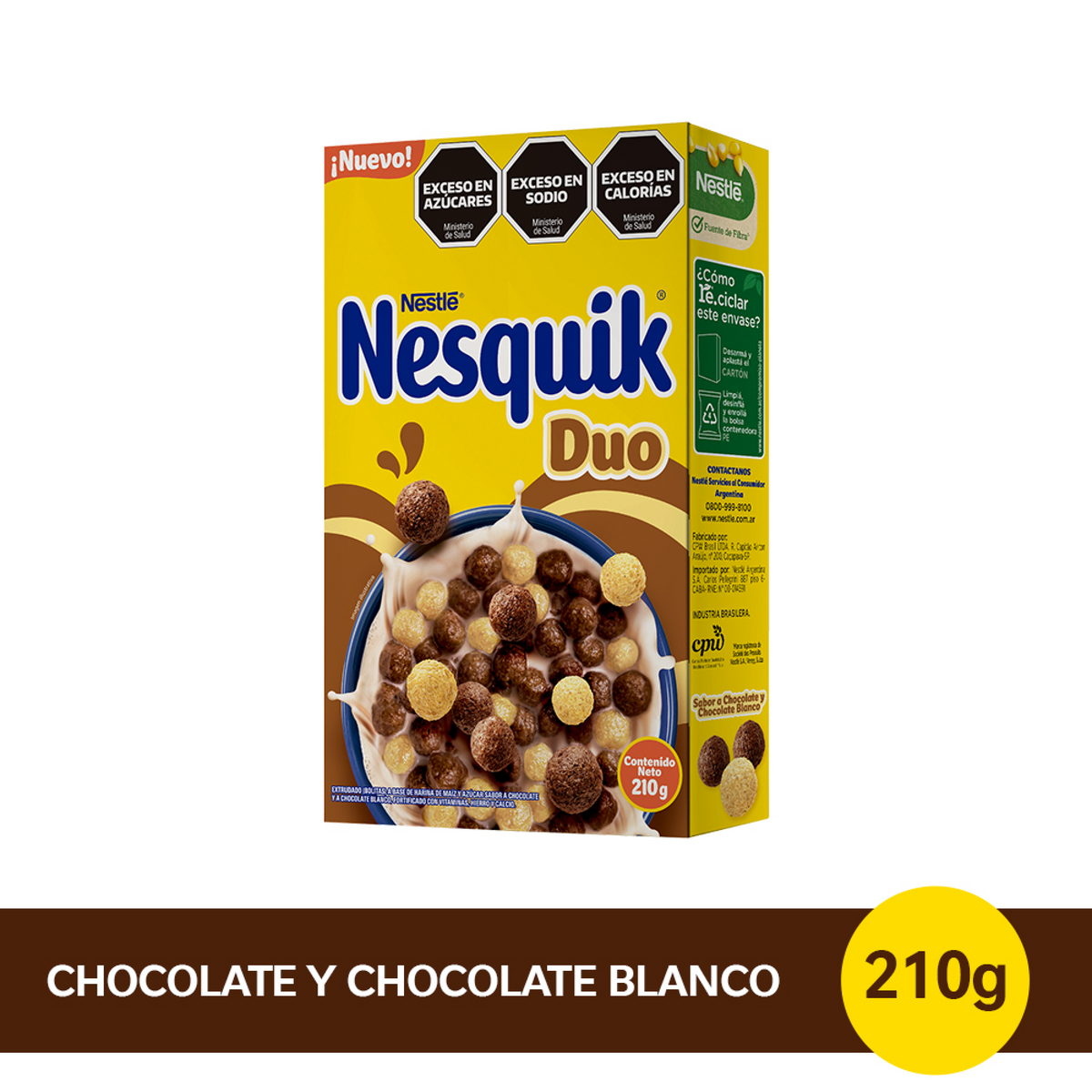 Cereal NESQUIK® Duo - Caja 210g | Shop Nestlé