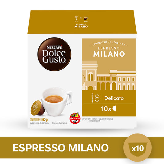 Cápsulas de Café NESCAFÉ® Dolce Gusto® Espresso Milano - x 10 Cápsulas