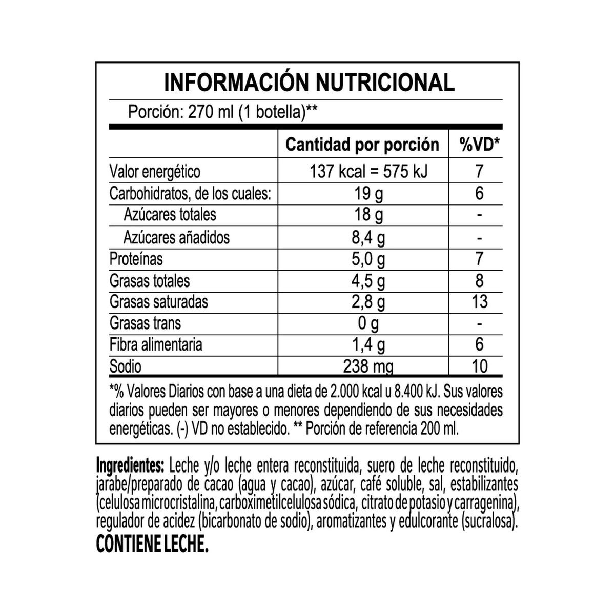 Imagen de NESCAFÉ Cappuccino Clásico Listo para Tomar 270ml