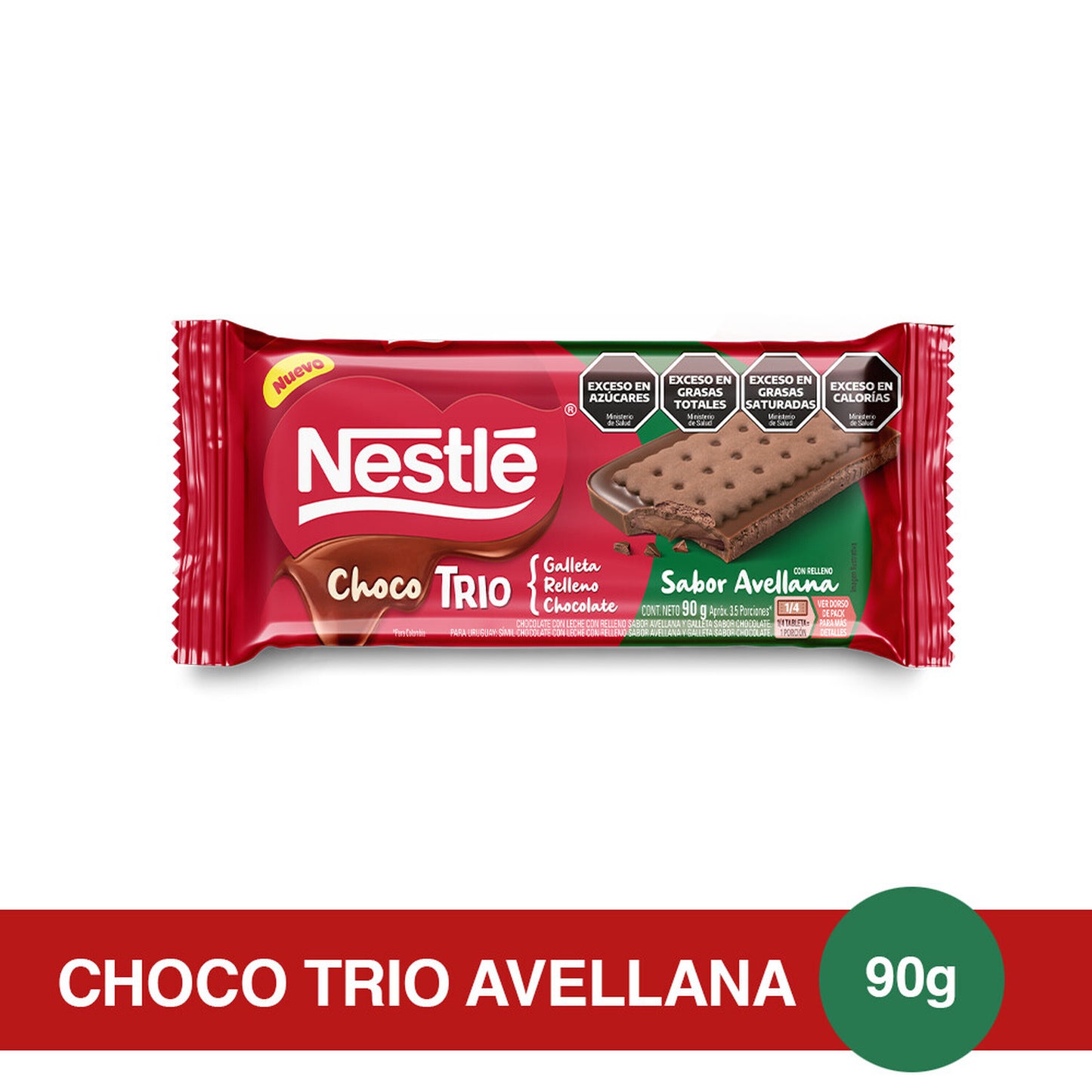 NESTLÉ CHOCO TRIO Avellanas 90gr