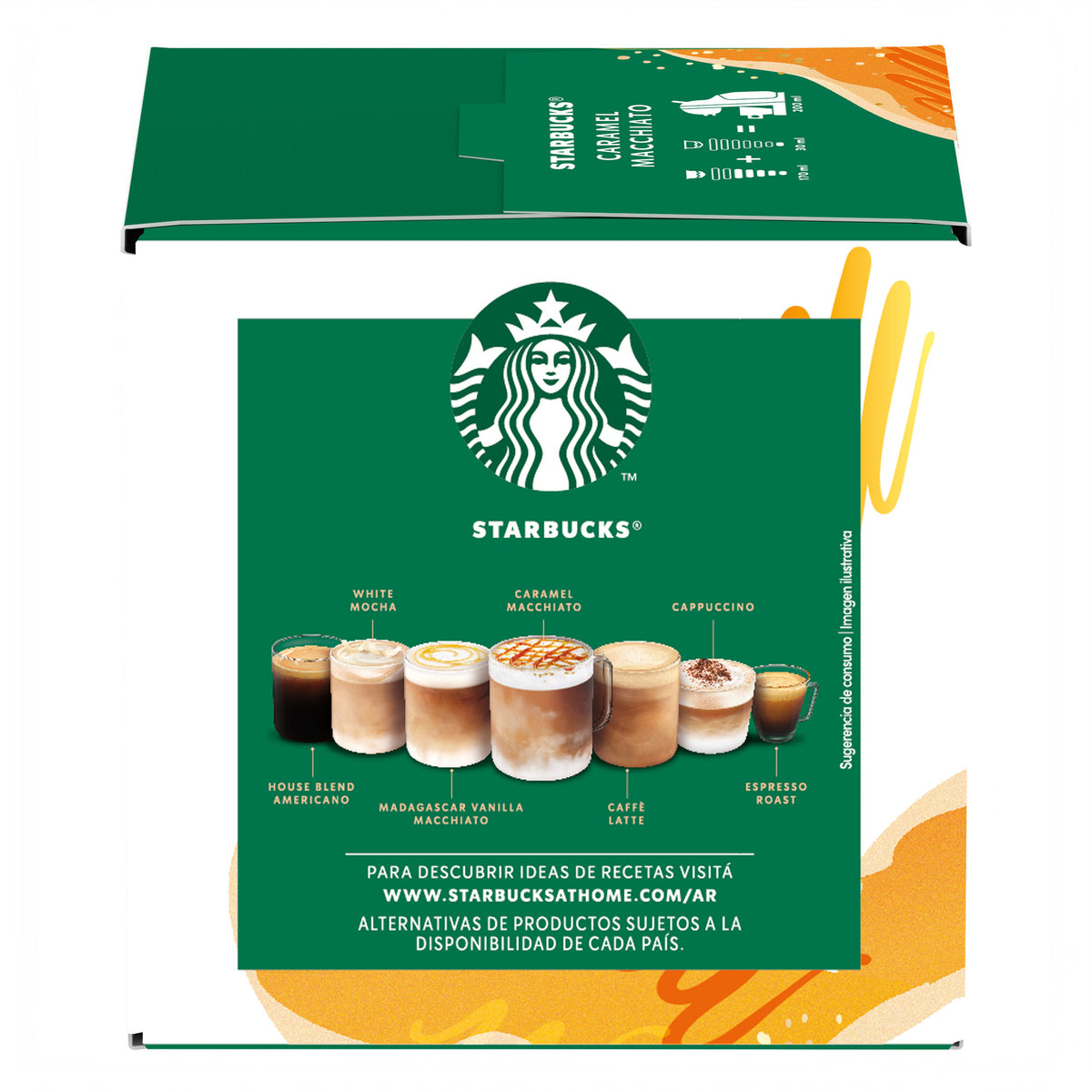 Cápsulas de Café STARBUCKS® By Dolce Gusto® Caramel Macchiato x 10 Cápsulas