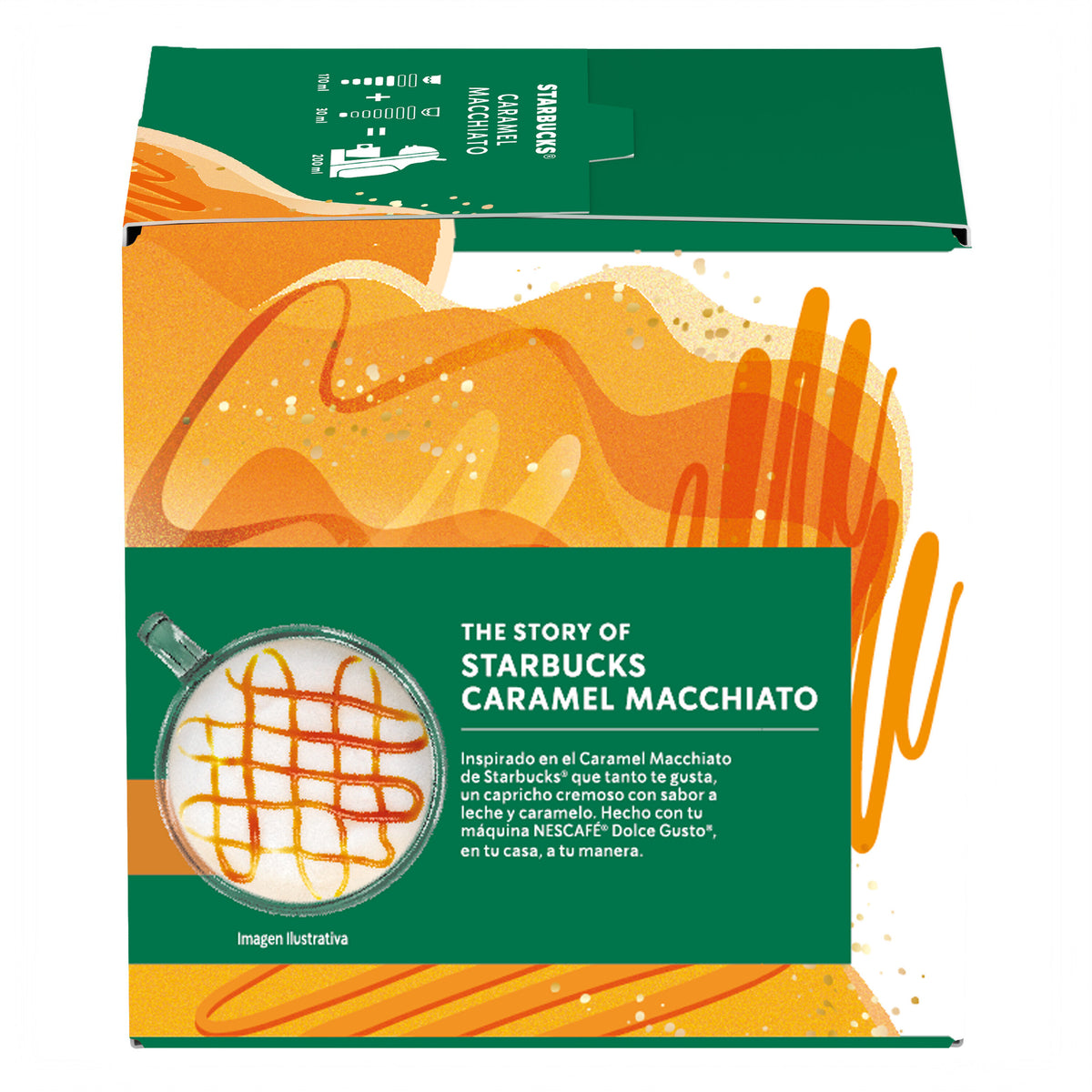 Cápsulas de Café STARBUCKS® By Dolce Gusto® Caramel Macchiato x 10 Cápsulas