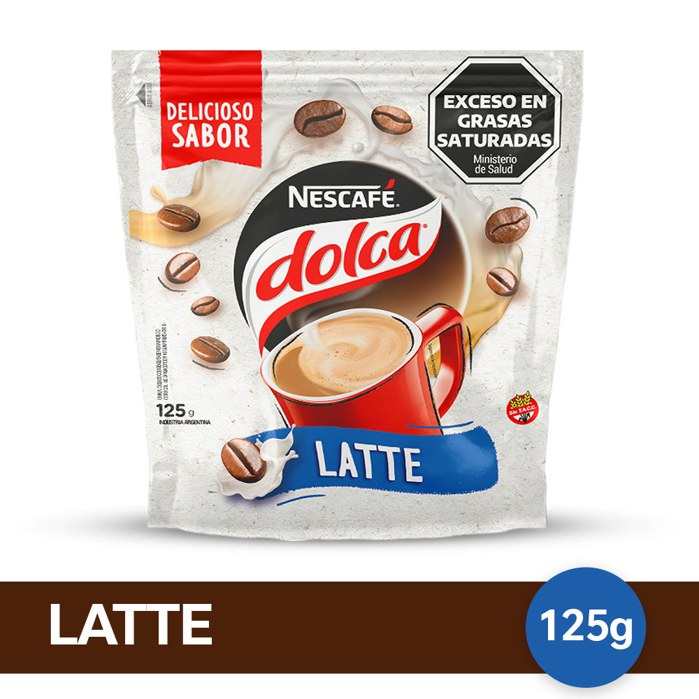 Café Instantáneo NESCAFÉ® Dolca® Mixes Latte - Doypack x125gr
