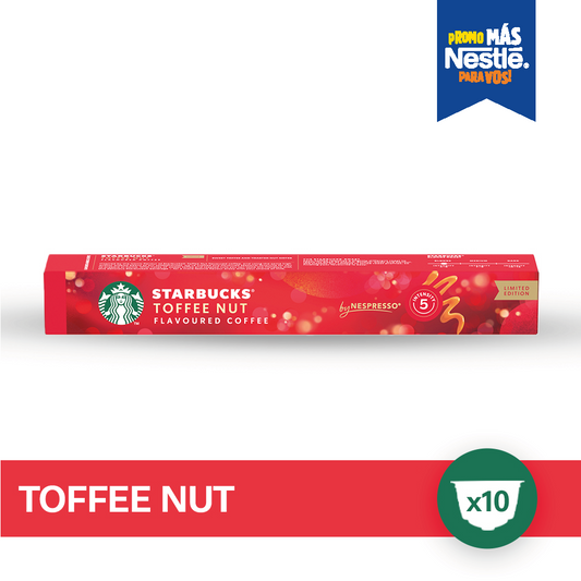 Cápsulas de Café STARBUCKS®  Nespresso® Toffee Nut x 10 Cápsulas