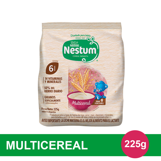 NESTUM® Cereal Infantil Sabor Multicereal - Flowpack x 225gr