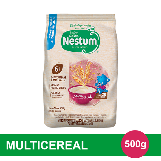 NESTUM® Cereal Infantil Sabor Multicereal - Globalpack x 500gr