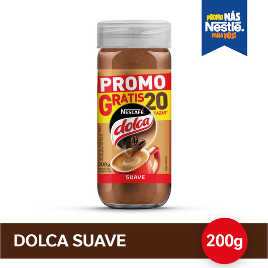 NESCAFÉ® Dolca Suave Frasco x 200gr