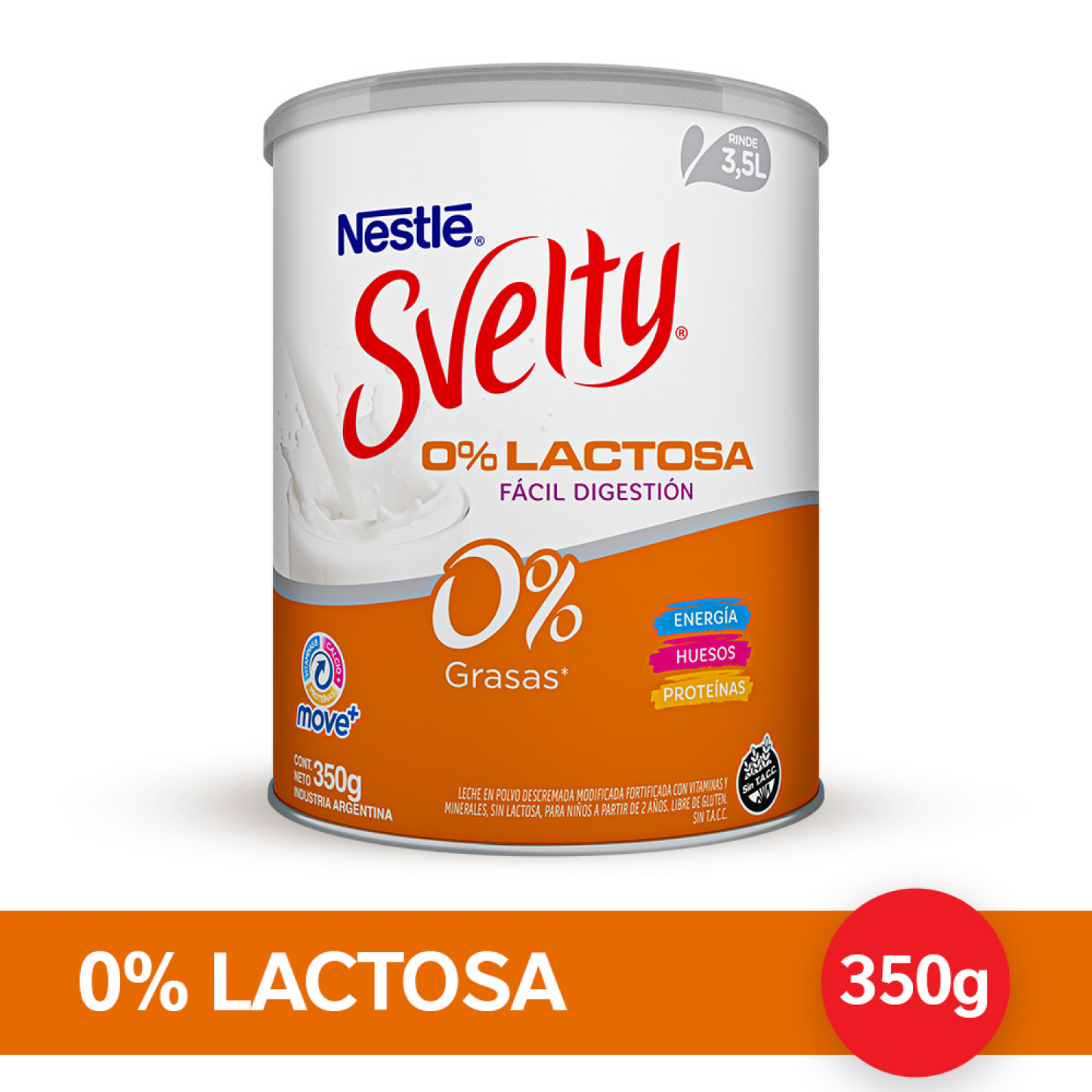 SVELTY® Leche en Polvo Deslactosada - Lata 350g