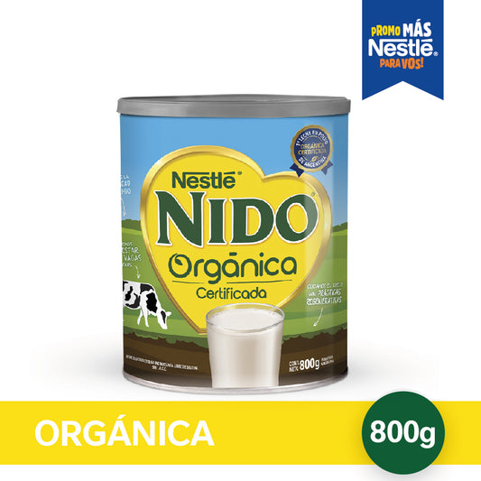 NIDO® Orgánica Leche en Polvo - Lata x 800gr