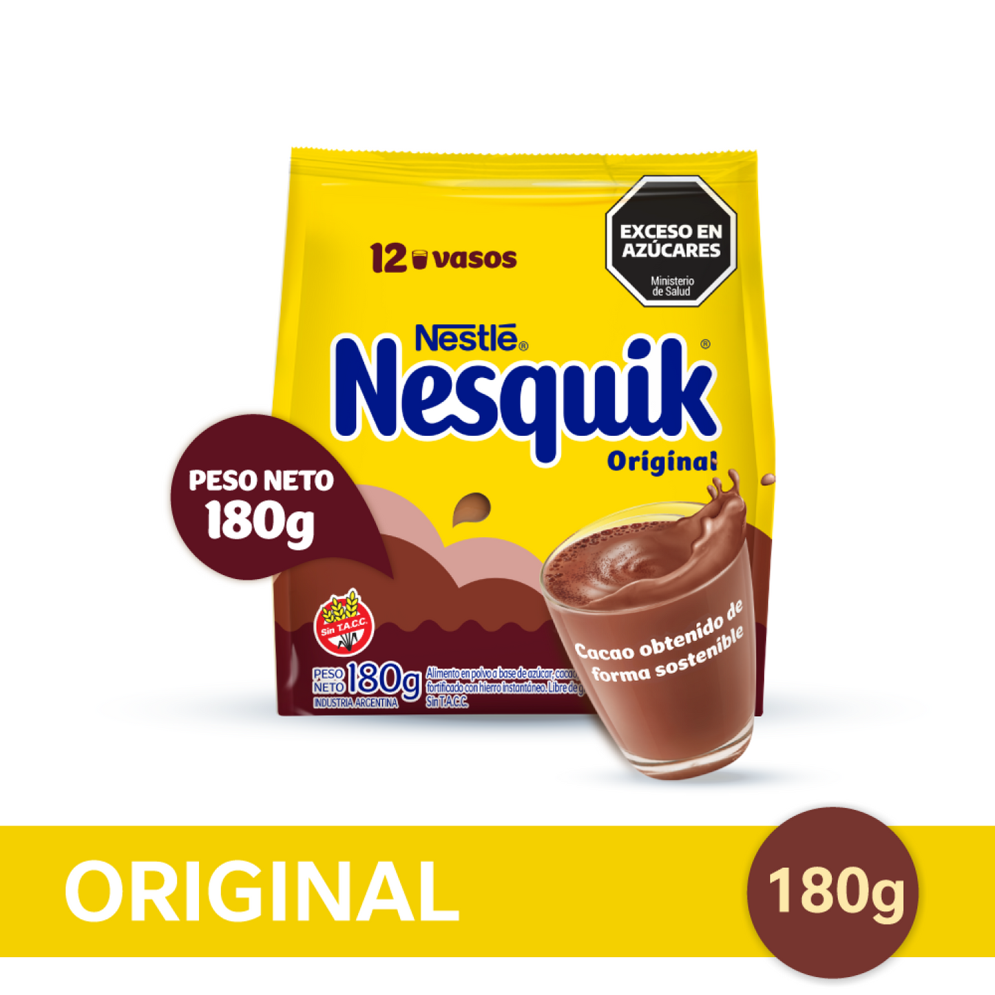 NESQUIK® Original Cacao en Polvo x 180gr