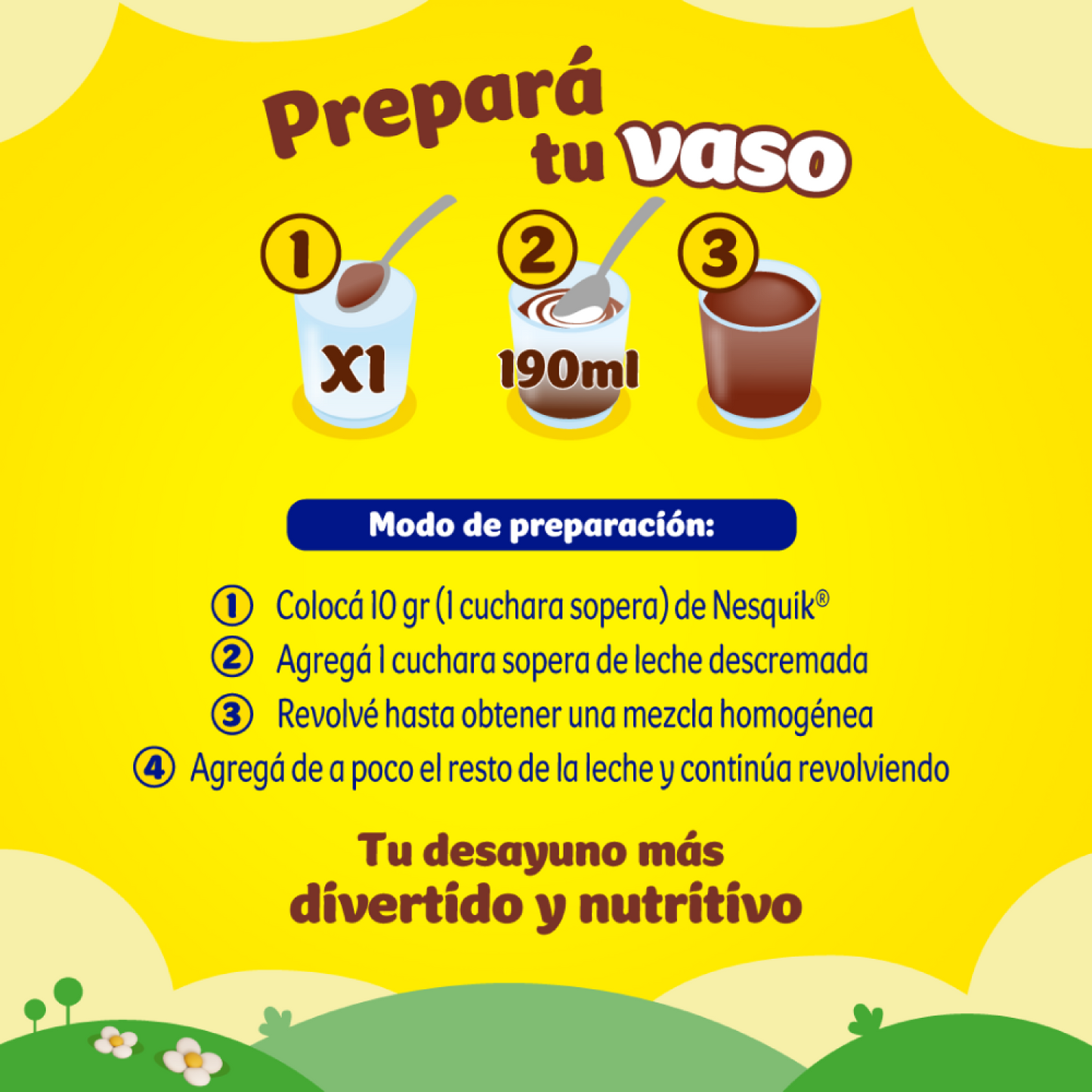 NESQUIK® Original Cacao en Polvo x 360gr