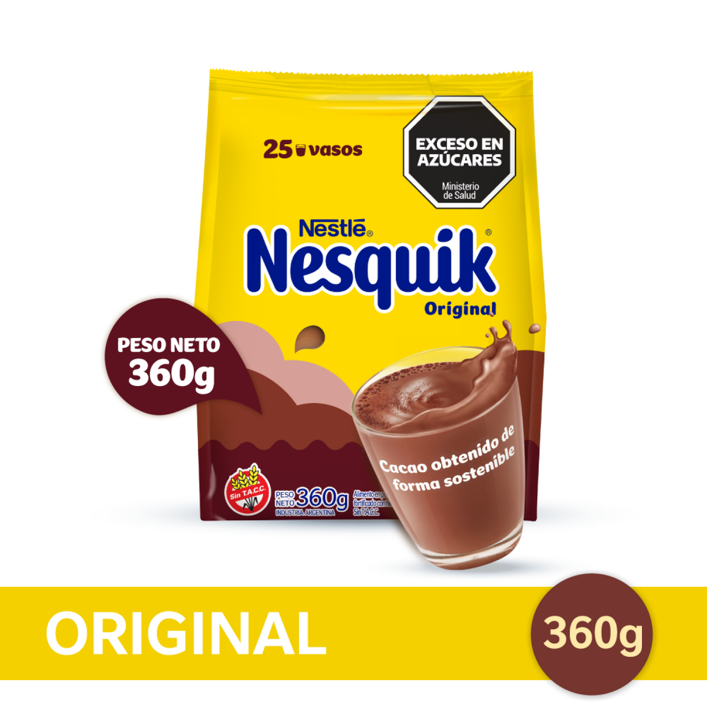 NESQUIK® Original Cacao en Polvo x 360gr