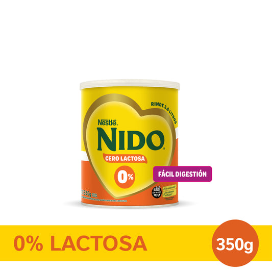 NIDO® Fortigrow Leche Infantil con 0% Lactosa - Lata x 350gr