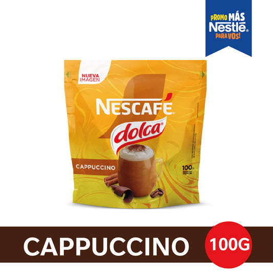 Café Instantáneo NESCAFÉ® Dolca® Mixes Cappuccino - Doypack x100gr