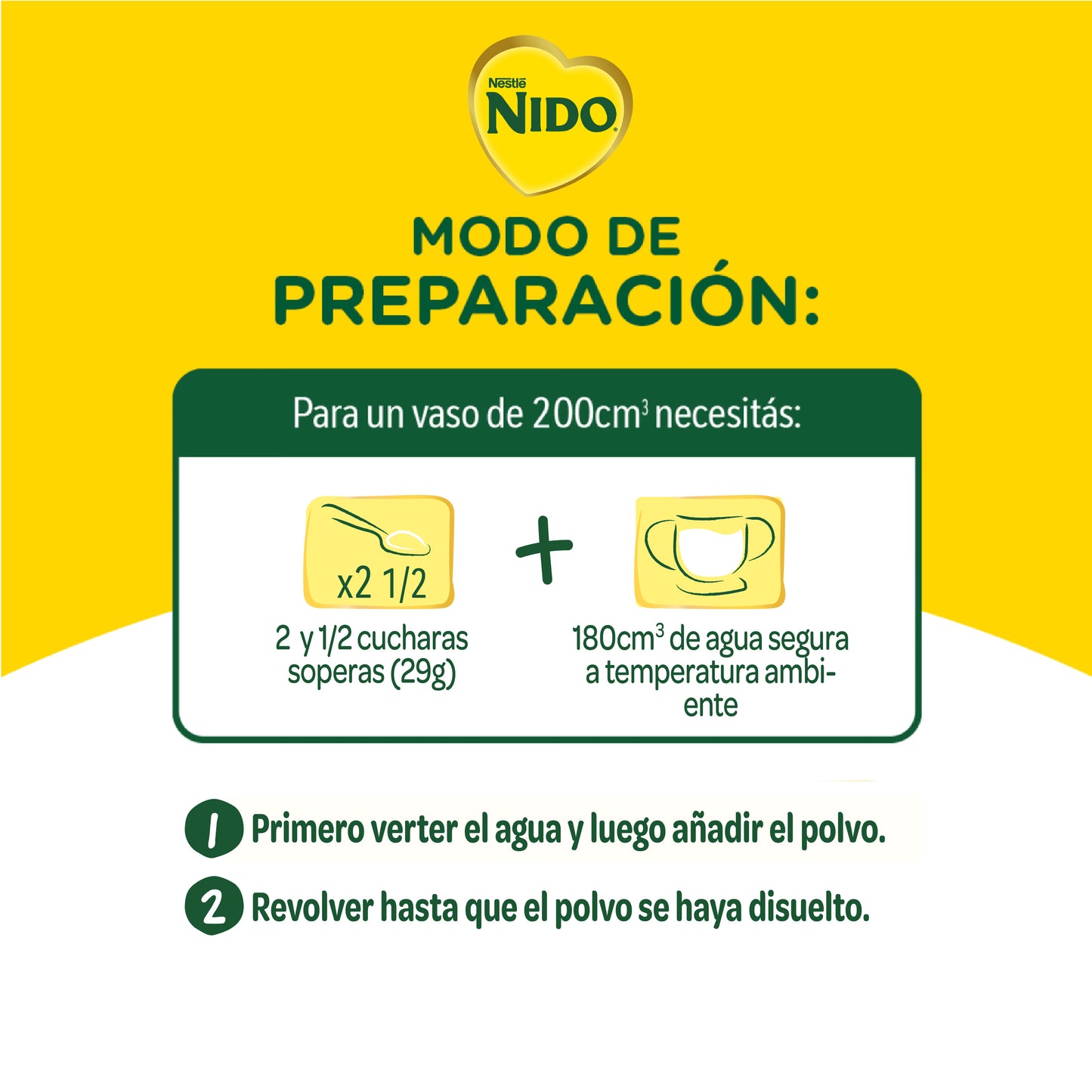 NIDO® 3+ PREBIO 1 Leche en Polvo Softpack 370g