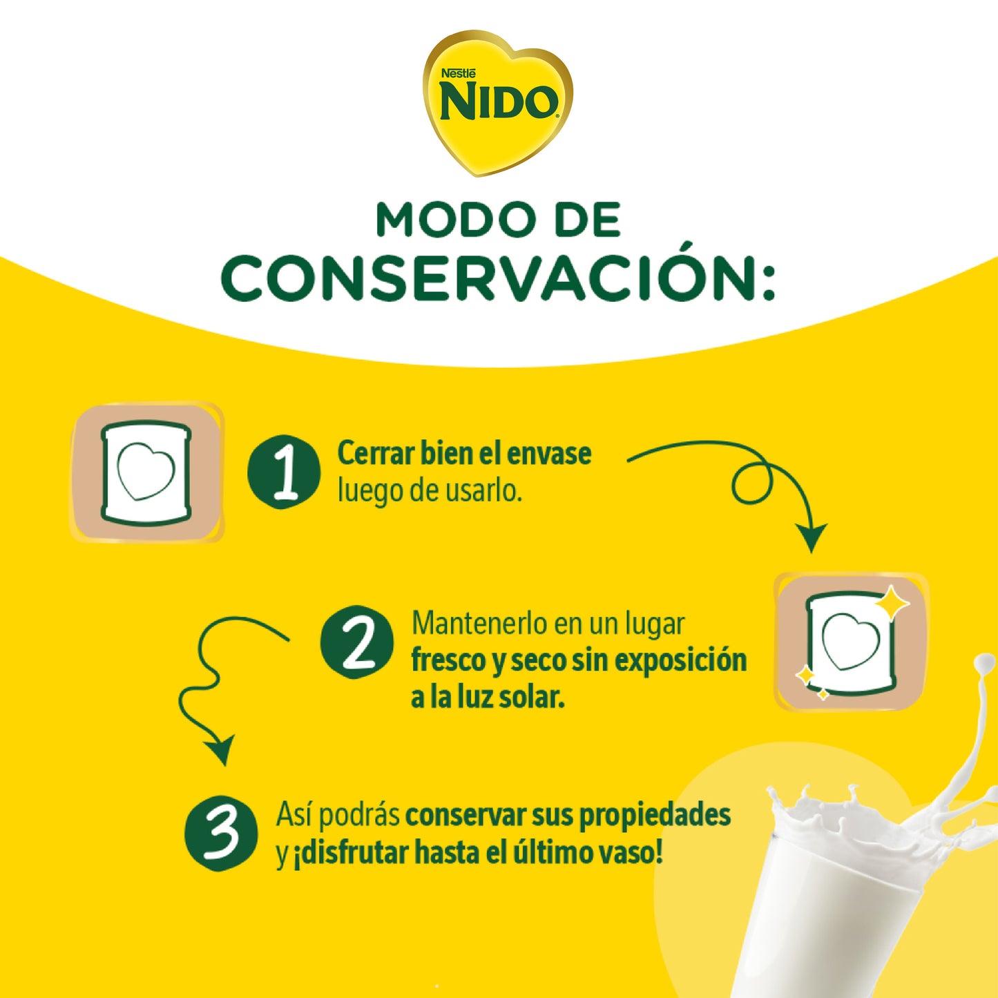 NIDO® 3+ PREBIO 1 Leche en Polvo Softpack 370g
