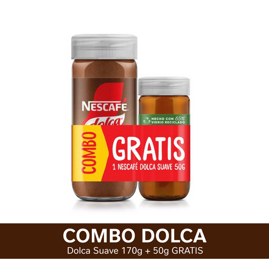 Combo NESCAFÉ® Dolca Suave x 170gr + Frasco 50gr de regalo