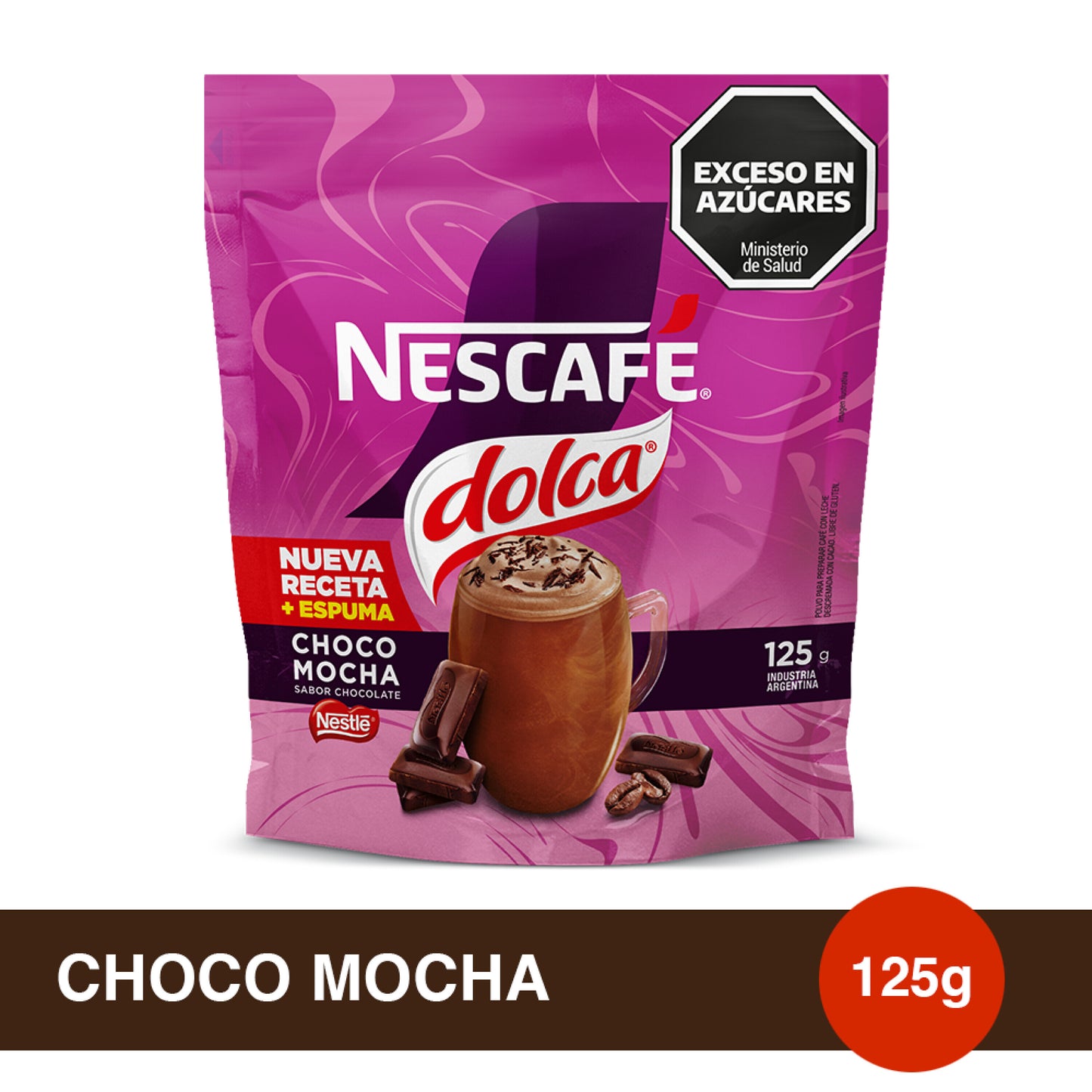 Café Instantáneo NESCAFÉ® Dolca® Mixes Mocha - Doypack x125gr