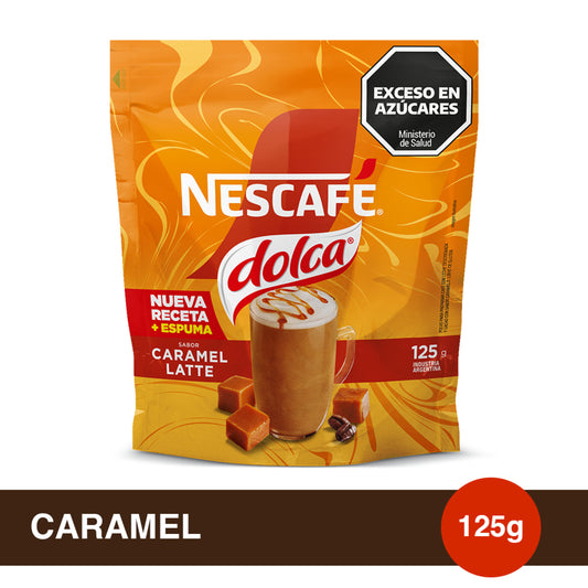 Café Instantáneo NESCAFÉ® Dolca® Mixes Caramel - Doypack x 125gr