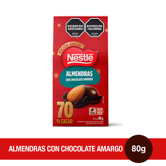 Nestlé Almendras con Chocolate amargo 70% cacao - 80gr