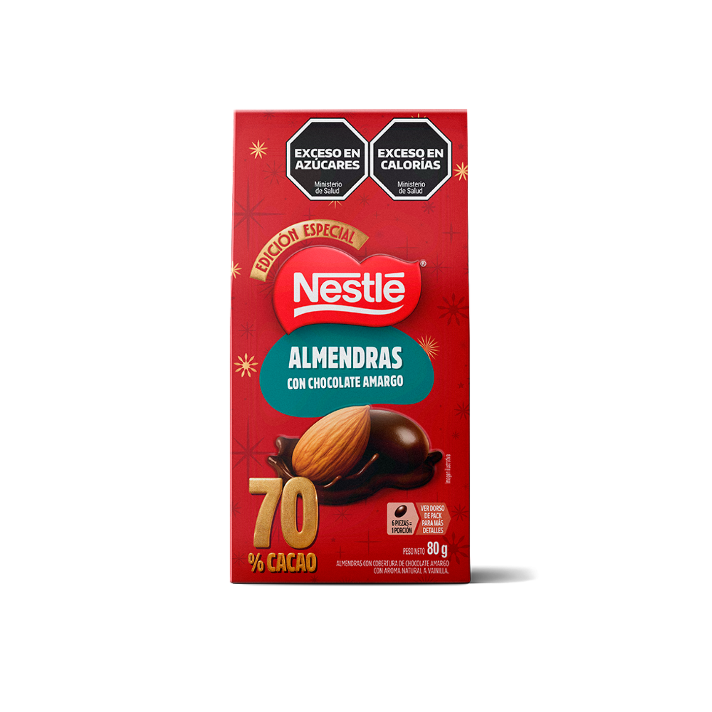 Nestlé Almendras con Chocolate amargo 70% cacao - 80gr