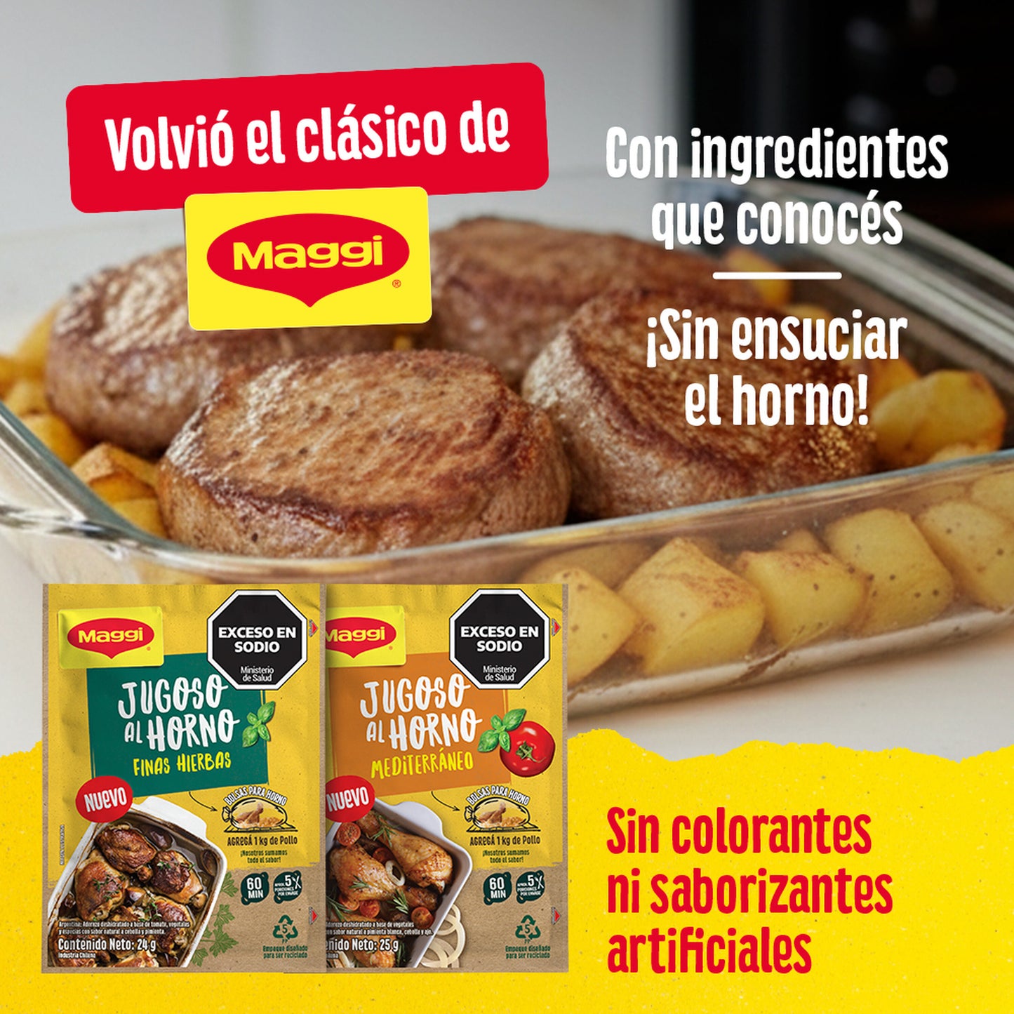 Bolsa para Horno Maggi Mediterráneo 25gr