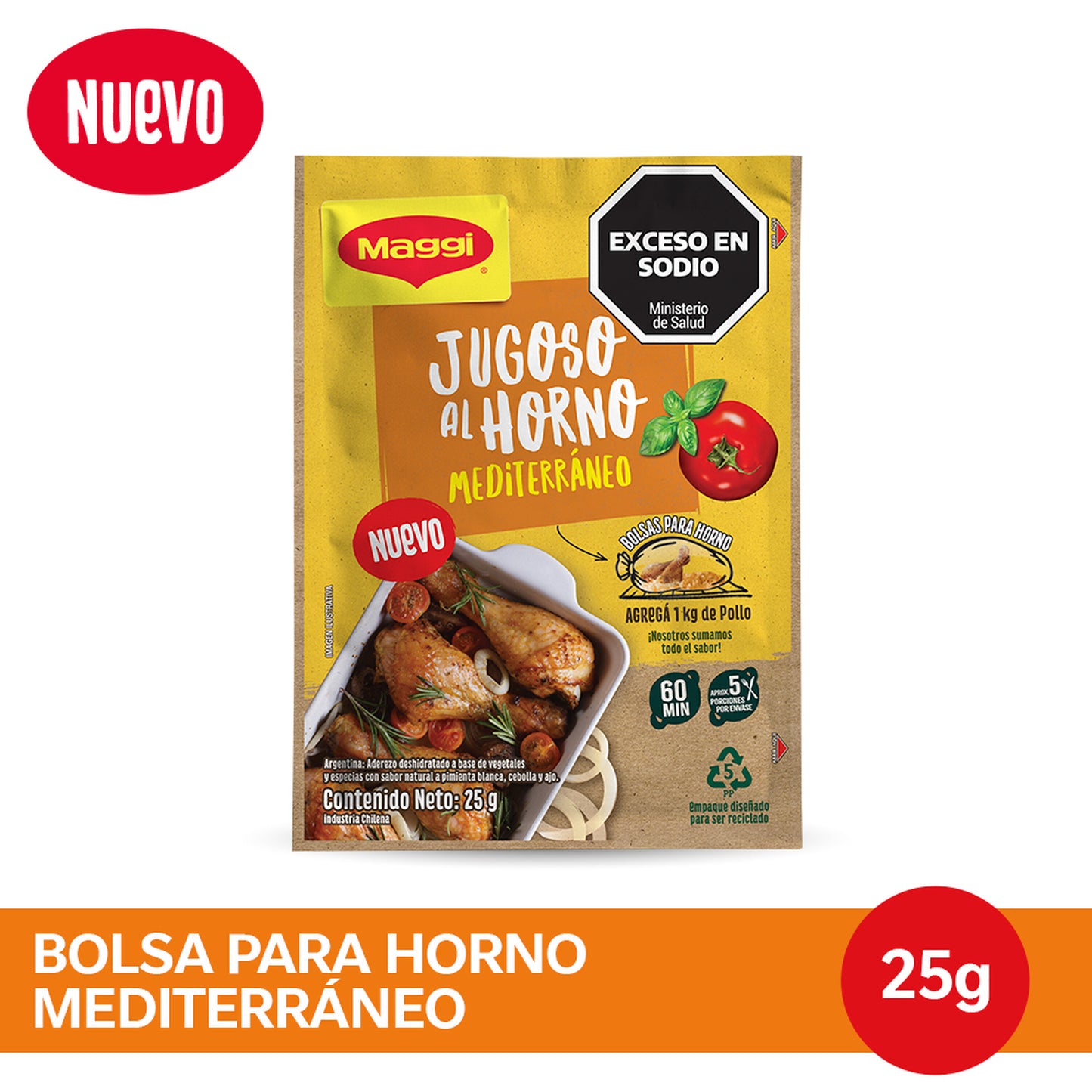 Bolsa para Horno Maggi Mediterráneo 25gr