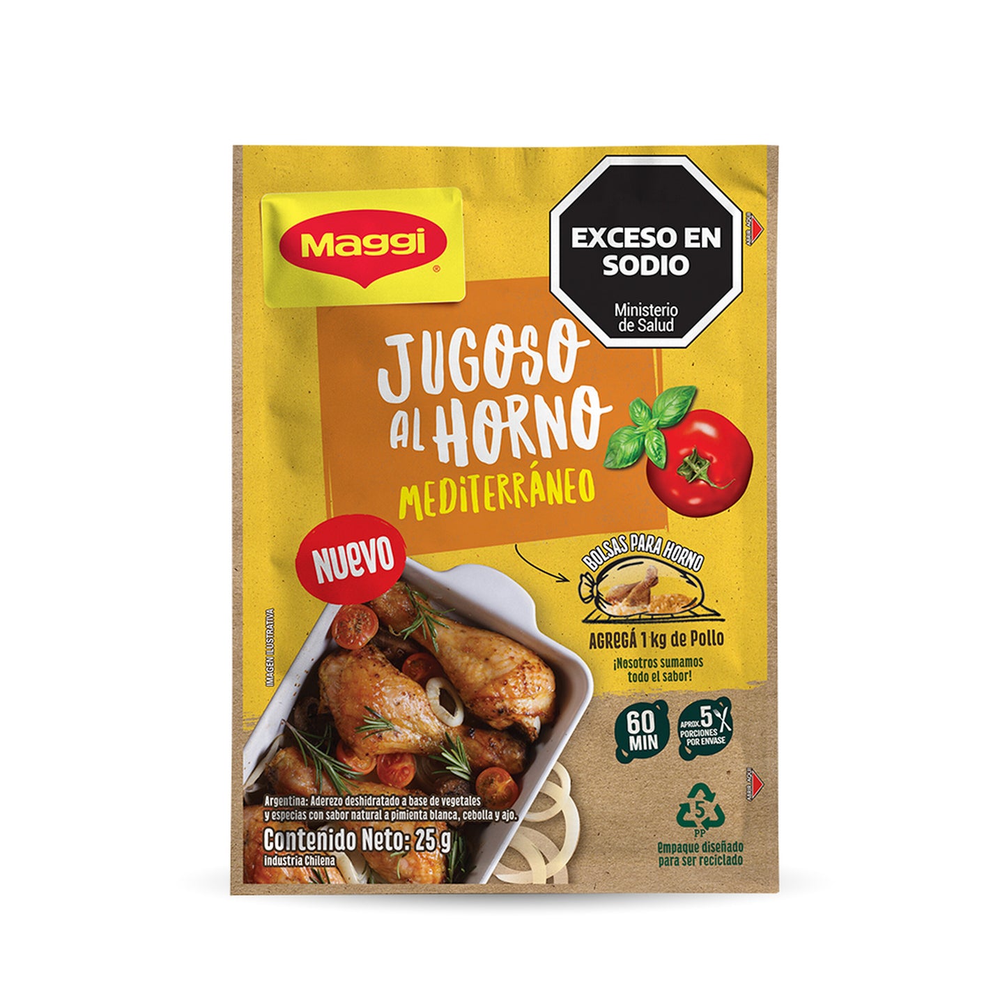 Bolsa para Horno Maggi Mediterráneo 25gr