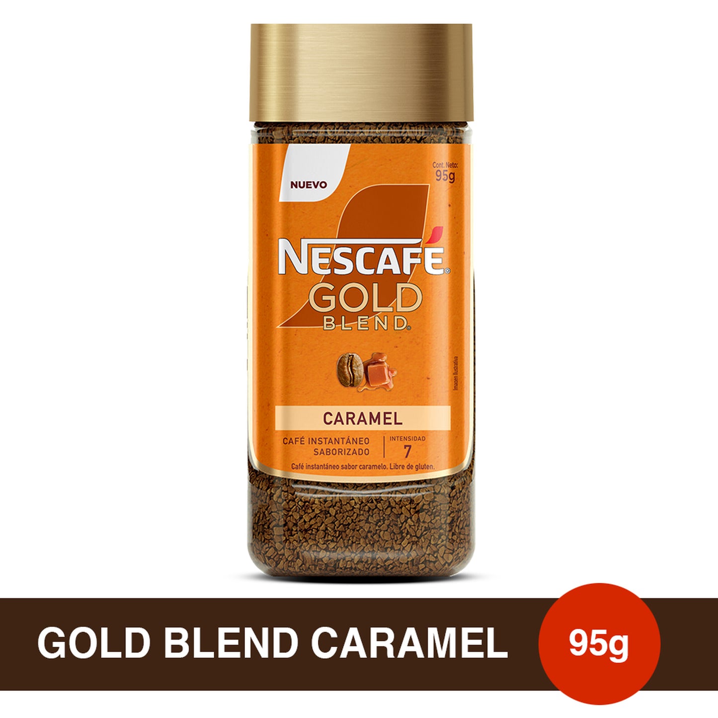 NESCAFÉ GOLD Café Instantáneo Caramel x 95gr