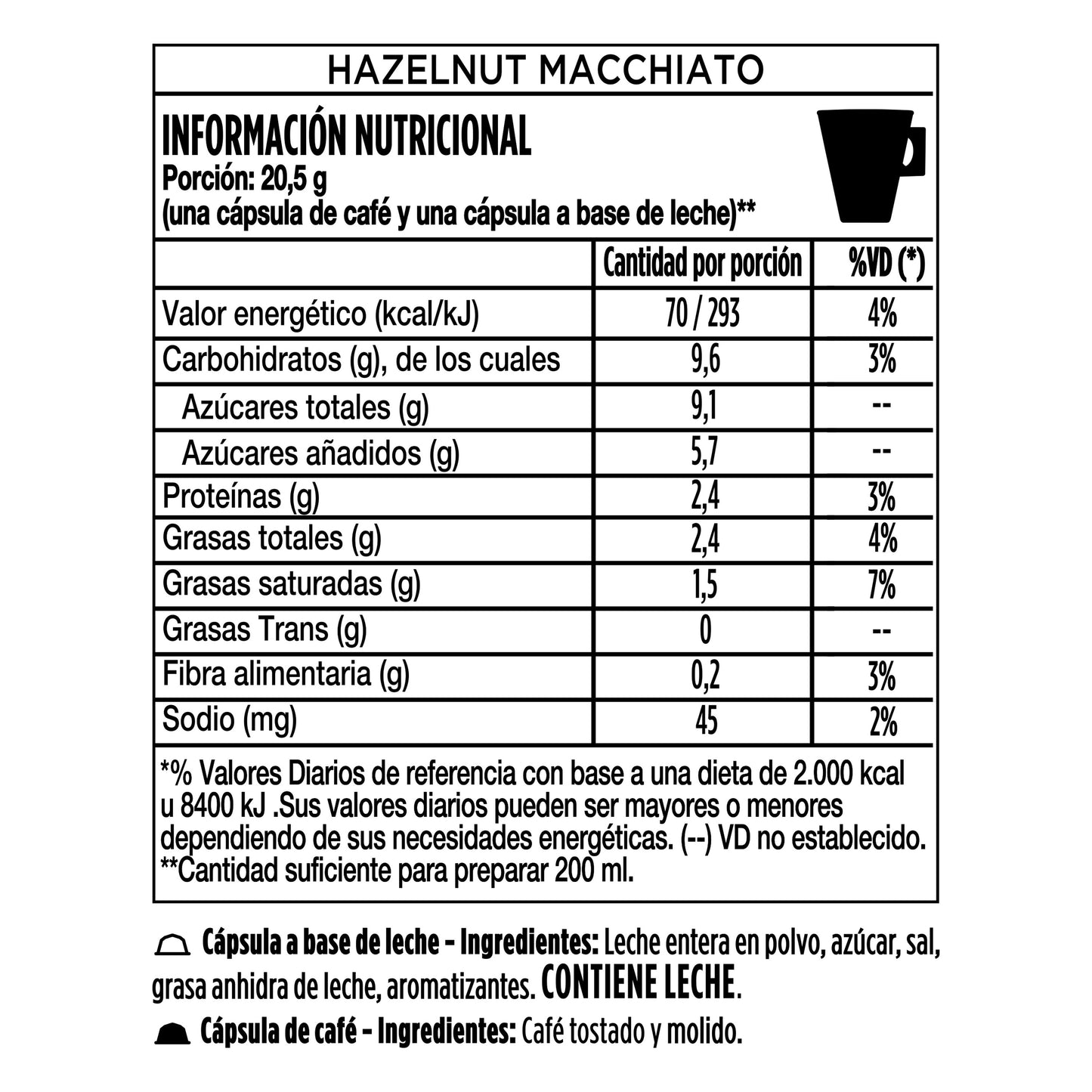 STARBUCKS® by NESCAFÉ Dolce Gusto® Hazelnut Macchiato