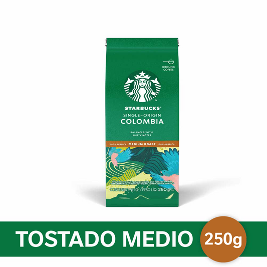 Café Tostado y Molido STARBUCKS® Colombia - Softpack x250gr