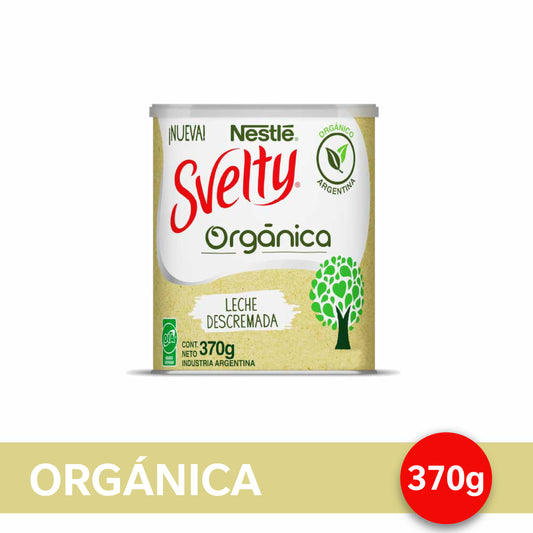 SVELTY® Orgánica Leche en Polvo - Lata x 370gr