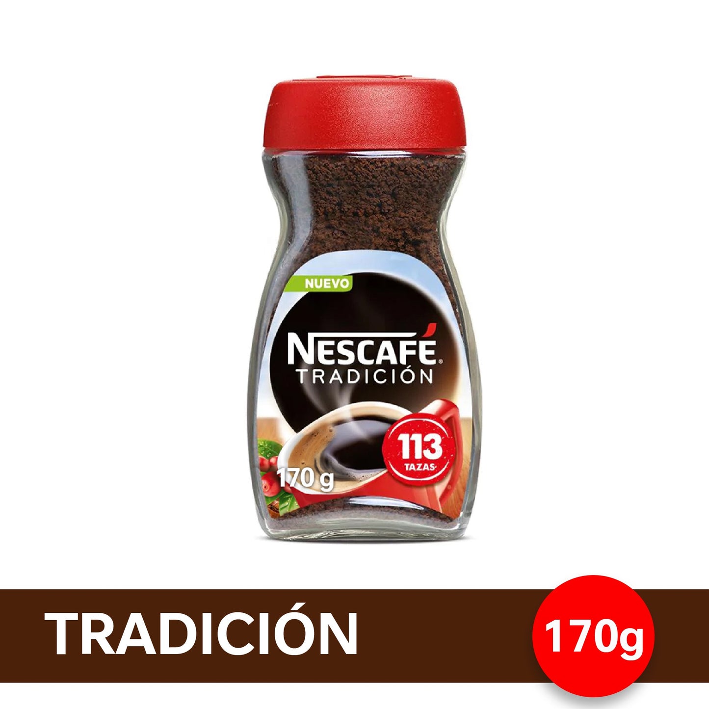Café Instantáneo NESCAFÉ® Tradición - Frasco x 170gr