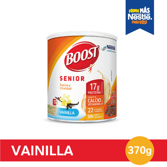 Suplemento nutricional BOOST SENIOR Vainilla - Lata x 370g